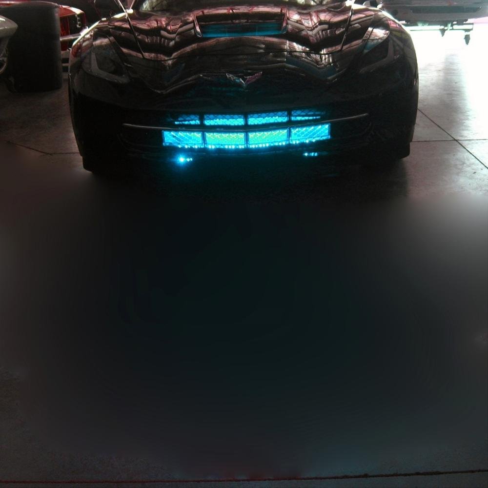 Corvette - Front Grille LED Lighting Kit - RGB Bluetooth : C7 Stingray, Z51, Z06, Grand Sport, ZR1
