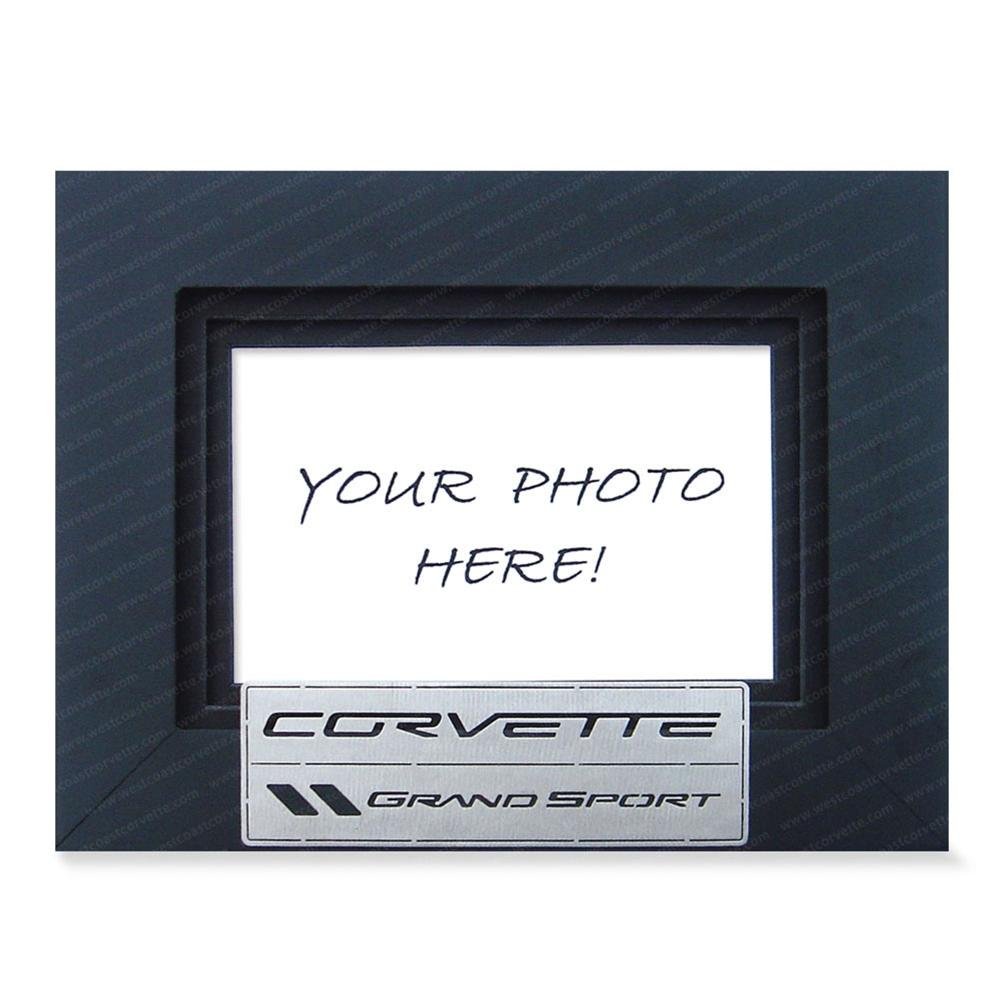 Corvette Photo Frame w/Brushed Stainless Steel Emblem : 2010-2013 C6 Grand Sport