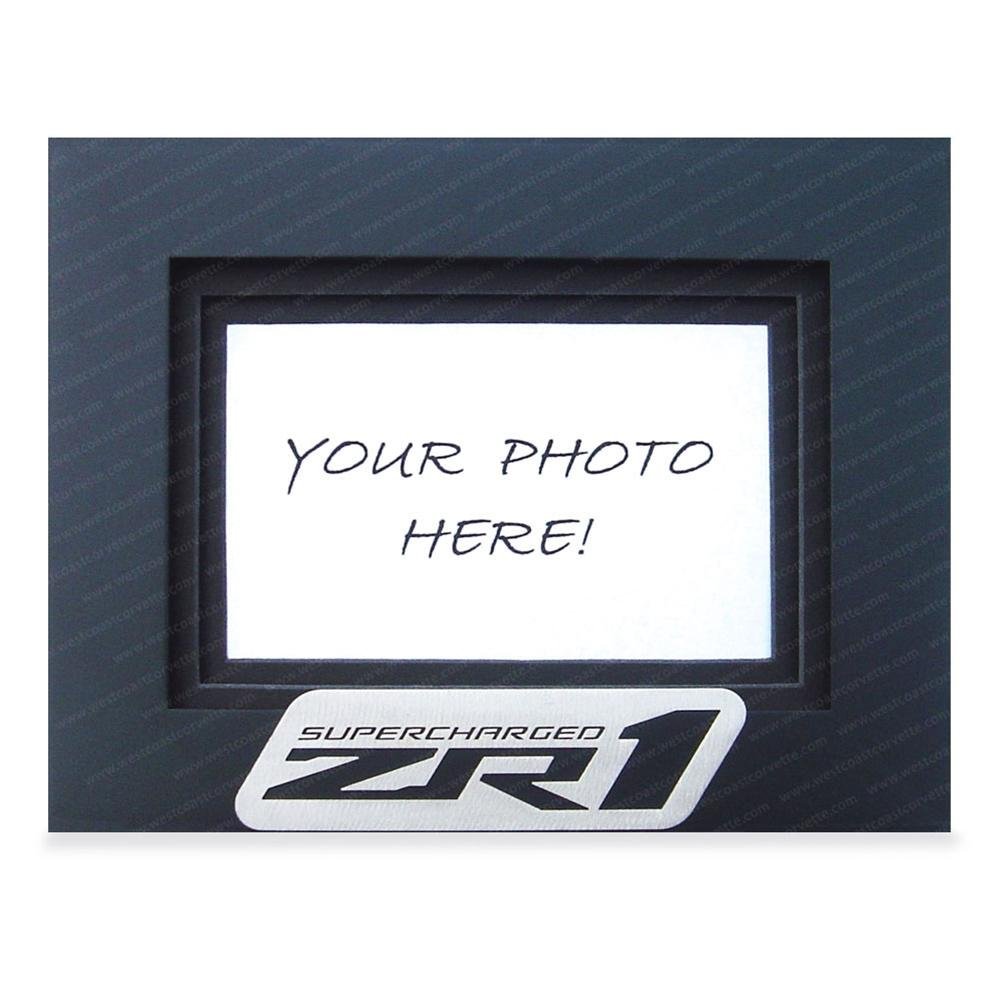 Corvette Photo Frame w/Brushed Stainless Steel Emblem : 2009-2013 C6 ZR1