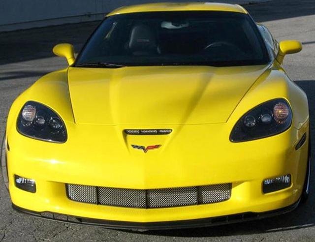 Corvette RaceMesh 4-Chamber Lower Valance Grille : 2009-2013 ZR1 only