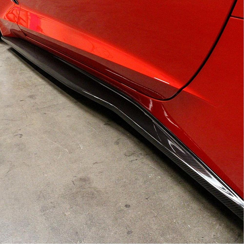 Corvette APR Performance Side Rocker Extensions - Carbon Fiber : C7 Stingray, Z51