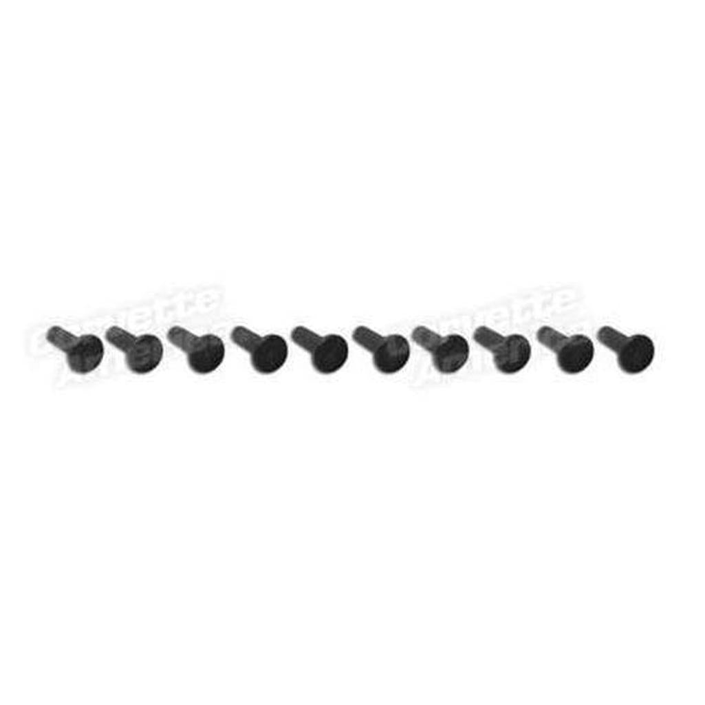 Corvette Rotor-To-Spindle Rivets. Rear 10 Piece Set: 1965-1982