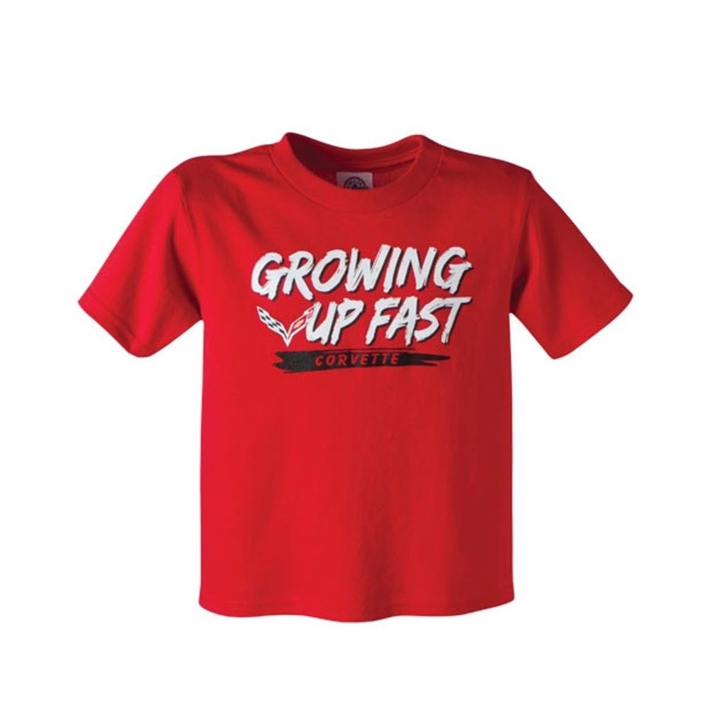 C7 Corvette Stingray Growing Up Fast - Youth Tee : Red