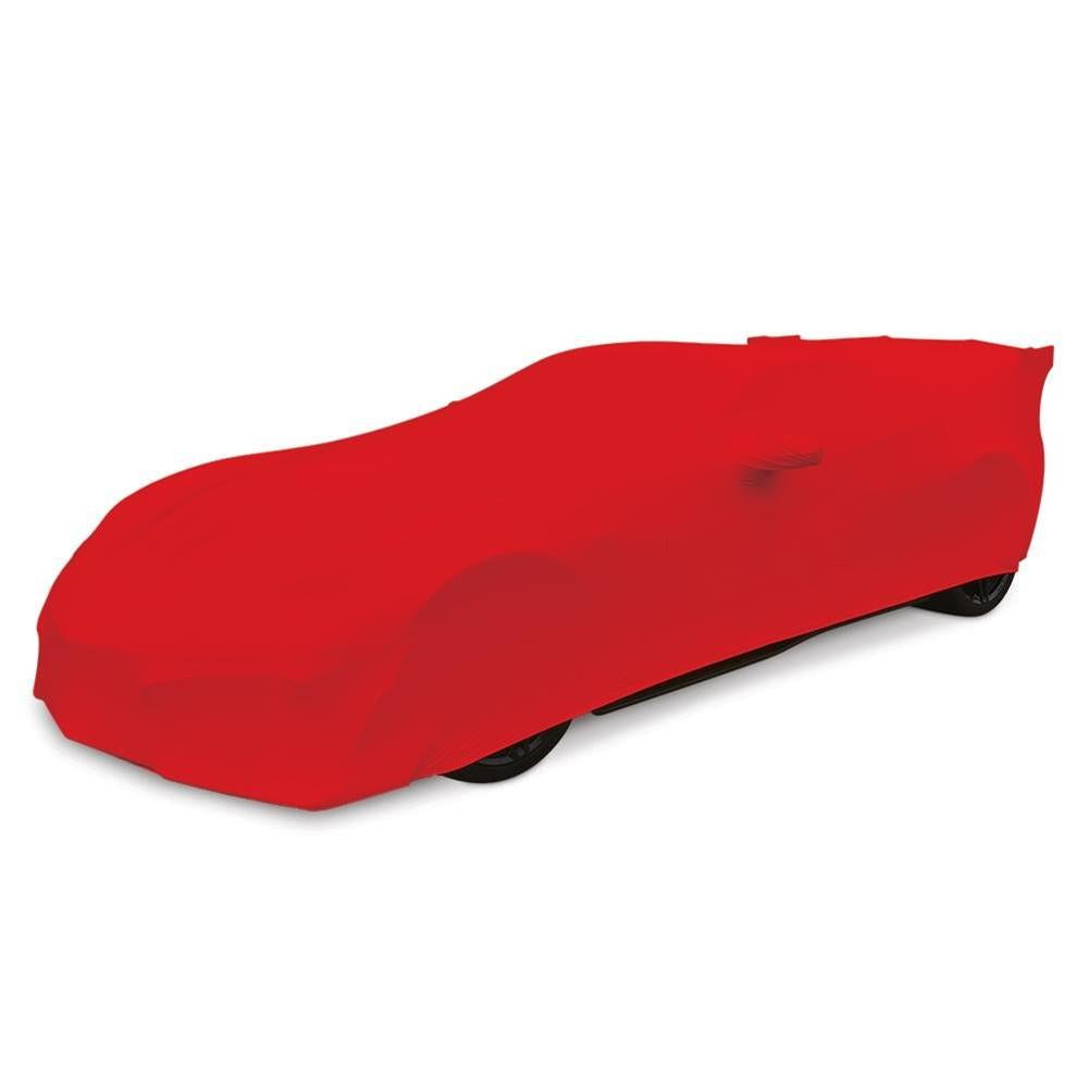 Corvette Ultraguard Stretch Satin Car Cover - Red - Indoor : C7 Stingray, Z51, Z06, Grand Sport, ZR1