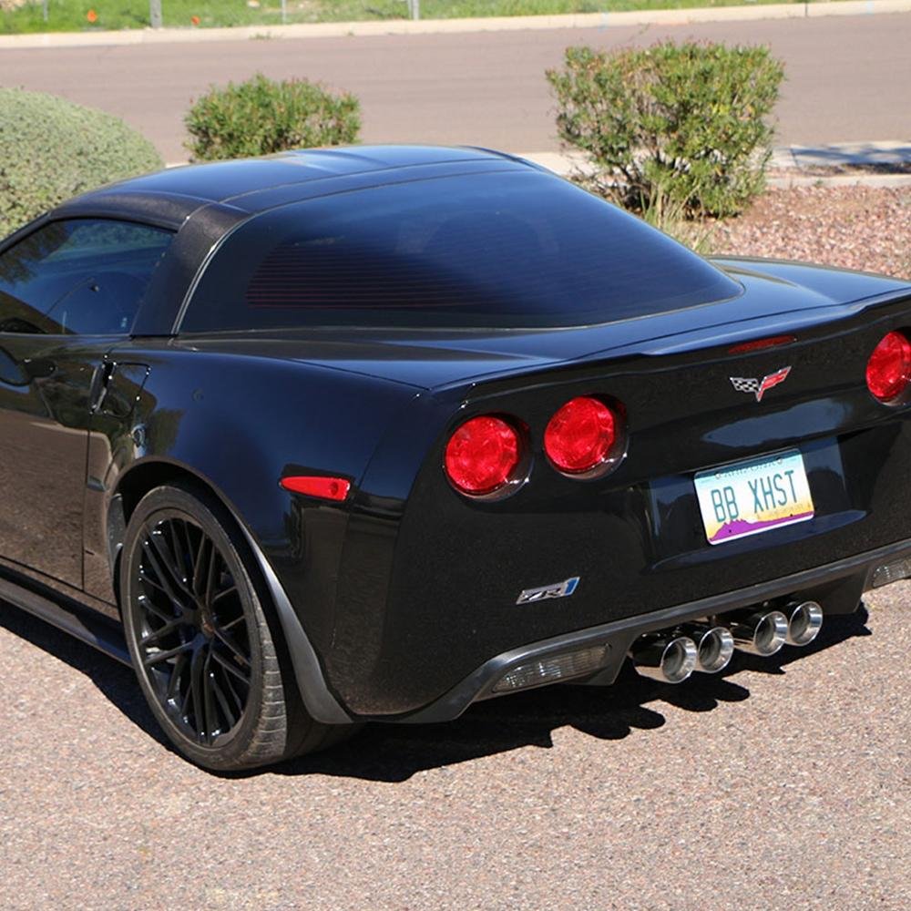 Corvette Exhaust System - B&B Fusion Gen. 3 with 4" Quad Round Tips : 2006-2013 C6 Z06, ZR1