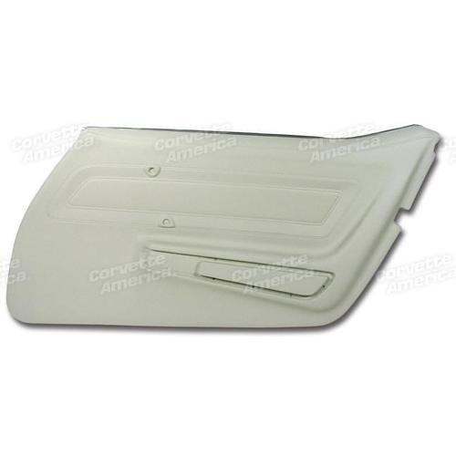 Corvette Door Panel. White RH: 1976