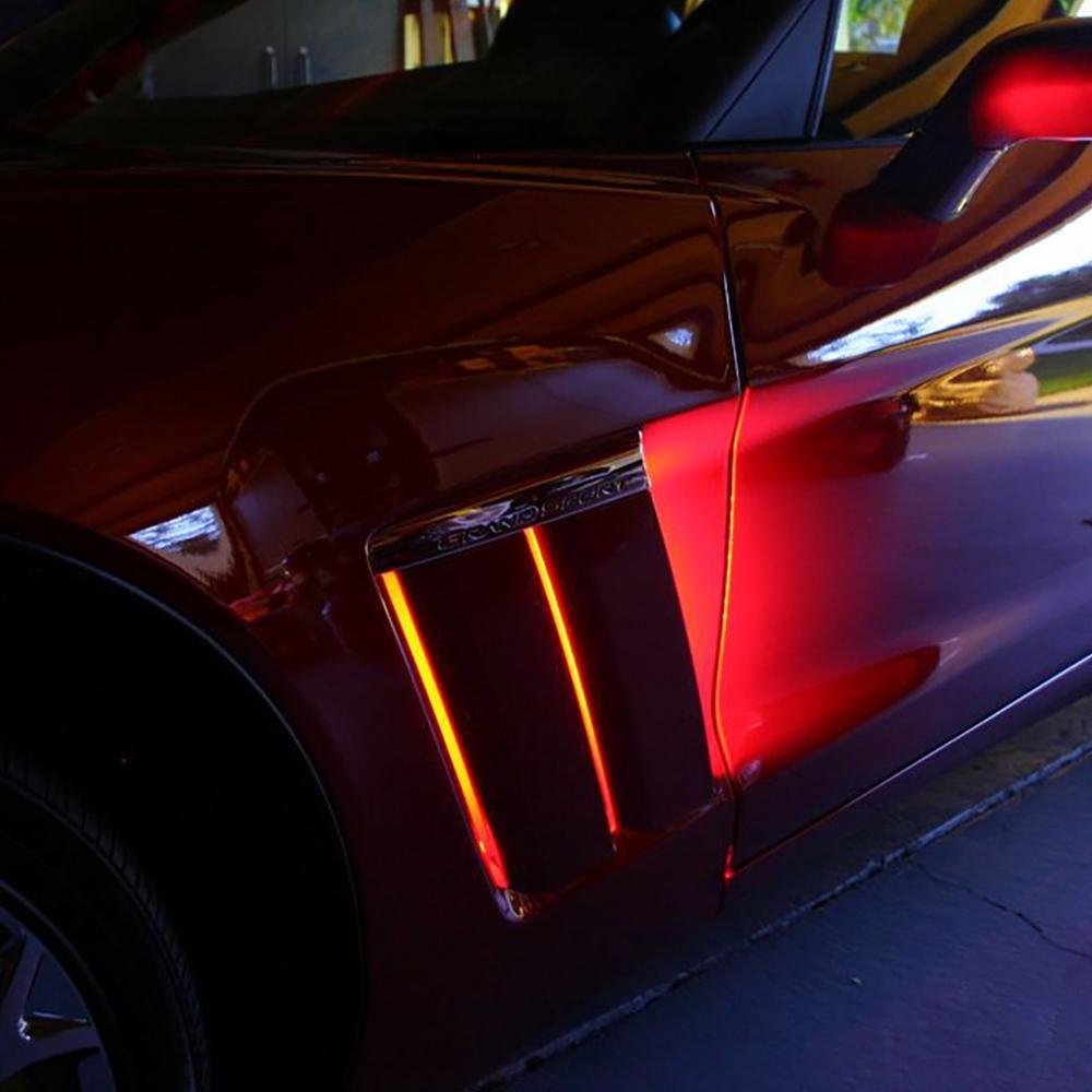 Corvette Fender Side Cove LED Lighting Kit with RGB Bluetooth : C6 Grand Sport