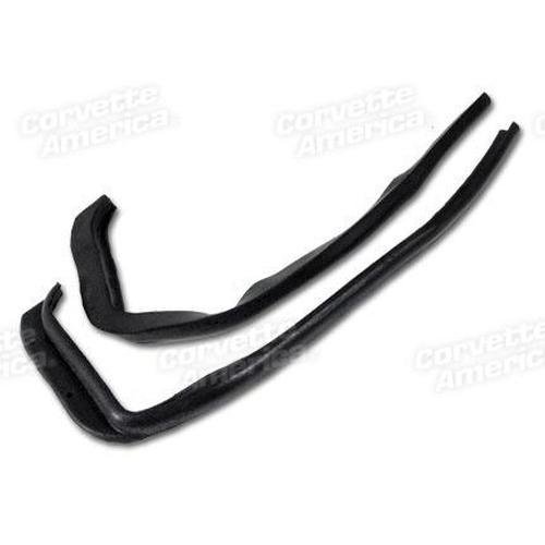 Corvette Weatherstrip. Door Drip Rails 59 Early: 1956-1959