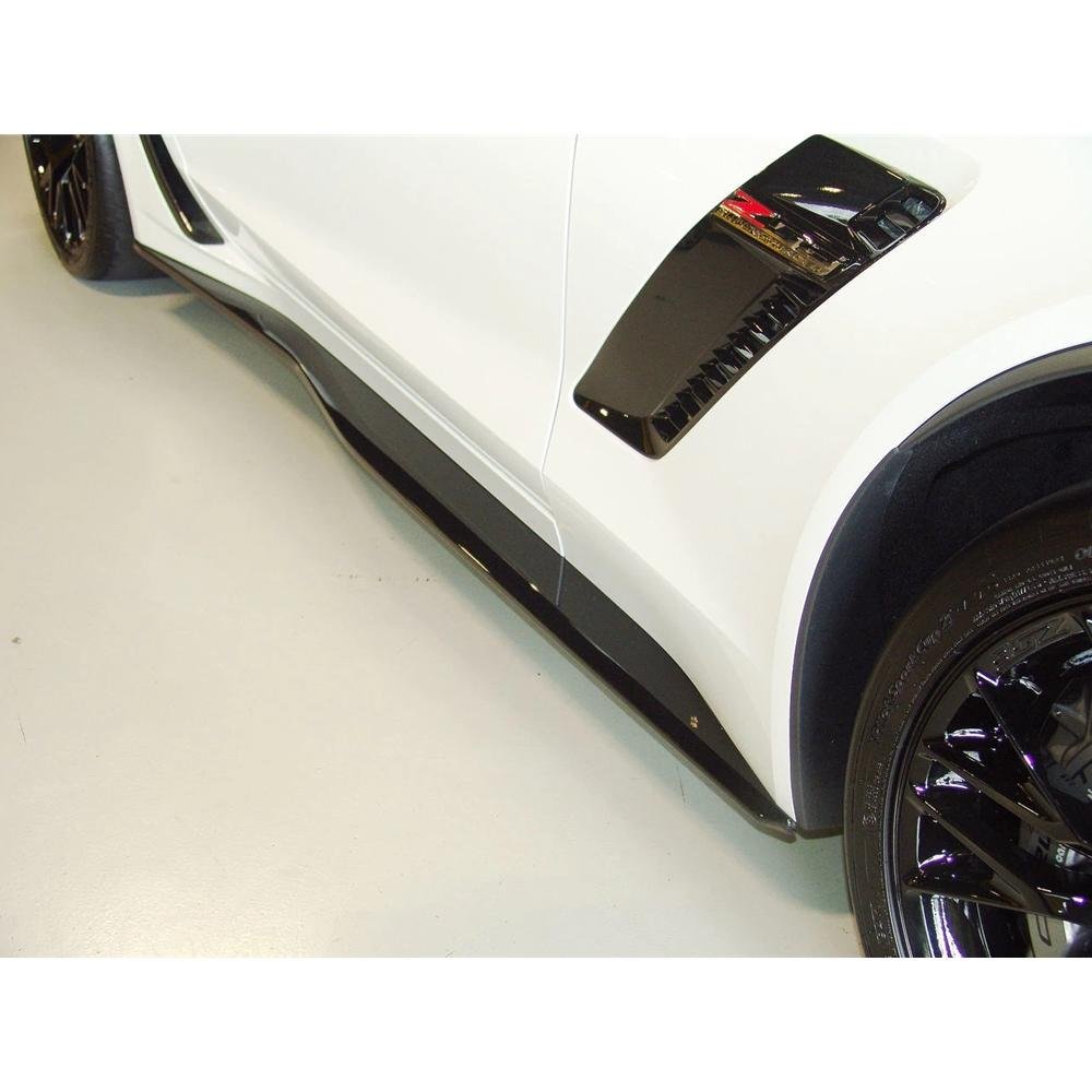 Corvette Side Skirts - Carbon Flash : C7 Stingray, Z06, Grand Sport