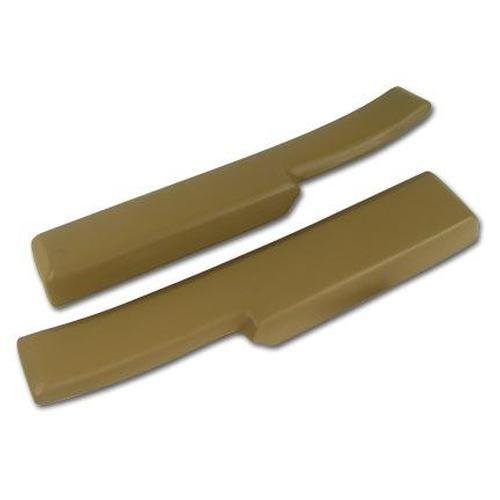 Corvette Door Sill Pads. Saddle: 1984-1987