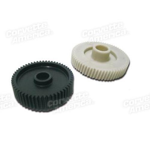 Corvette Headlight Motor Gear Set. 2 Piece: 1984-1987