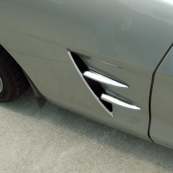 Corvette Side Vent Spears - Retro Style - 4 pc : 2005-2013 C6