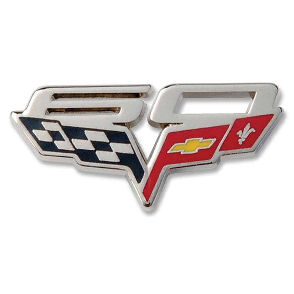 Corvette 60th Anniversary Hat Pin - Silver
