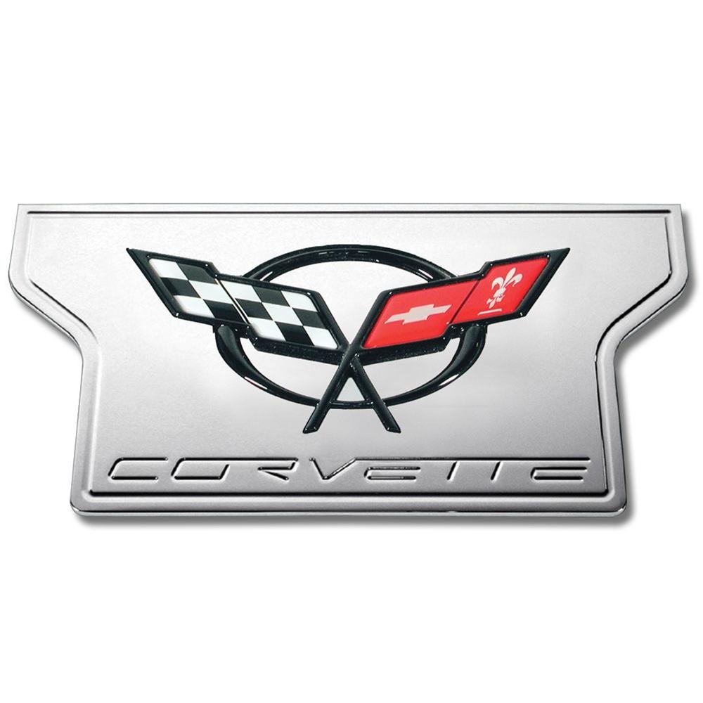 Corvette Exhaust Plate - Billet Chrome : 1997-2004 C5