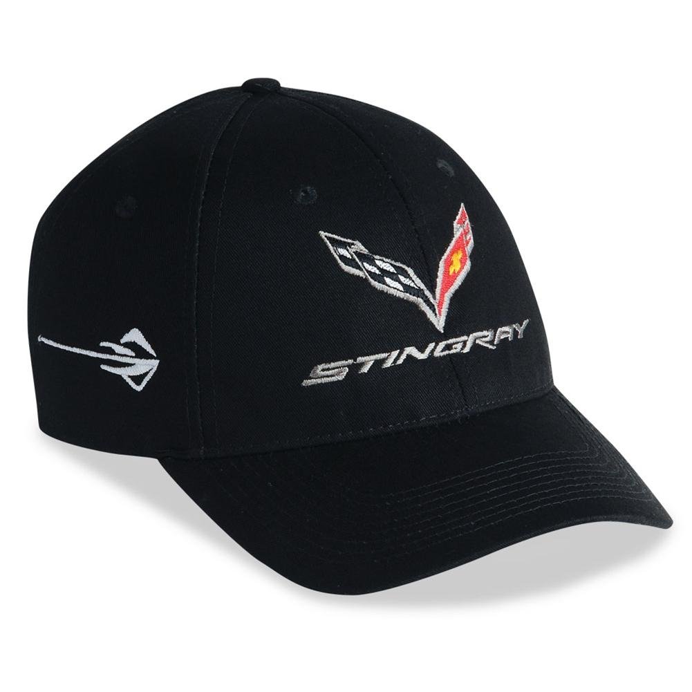 C7 Corvette Stingray - Chino Cap Embroidered : Black