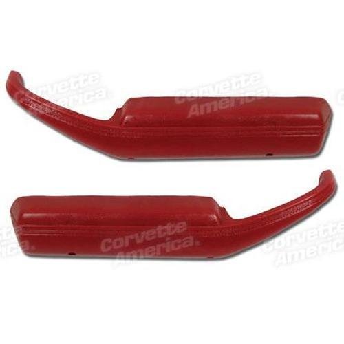 Corvette Armrests. Red: 1978-1981