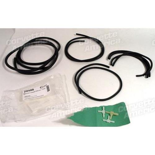 Corvette Headlight Washer Hose Kit. 3 Port: 1969