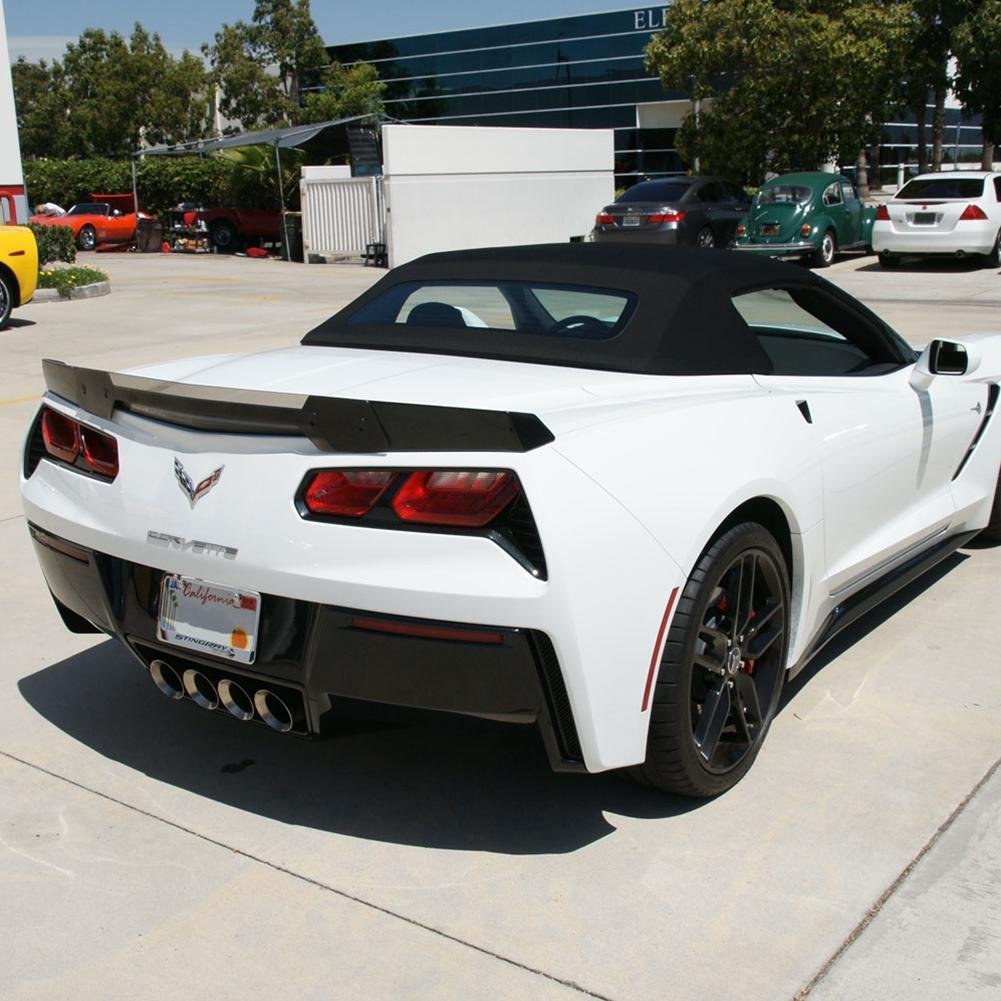 Corvette APR Performance Rear Deck Spoiler with Adjustable Wicker Bill - Carbon Fiber : C7 Stingray