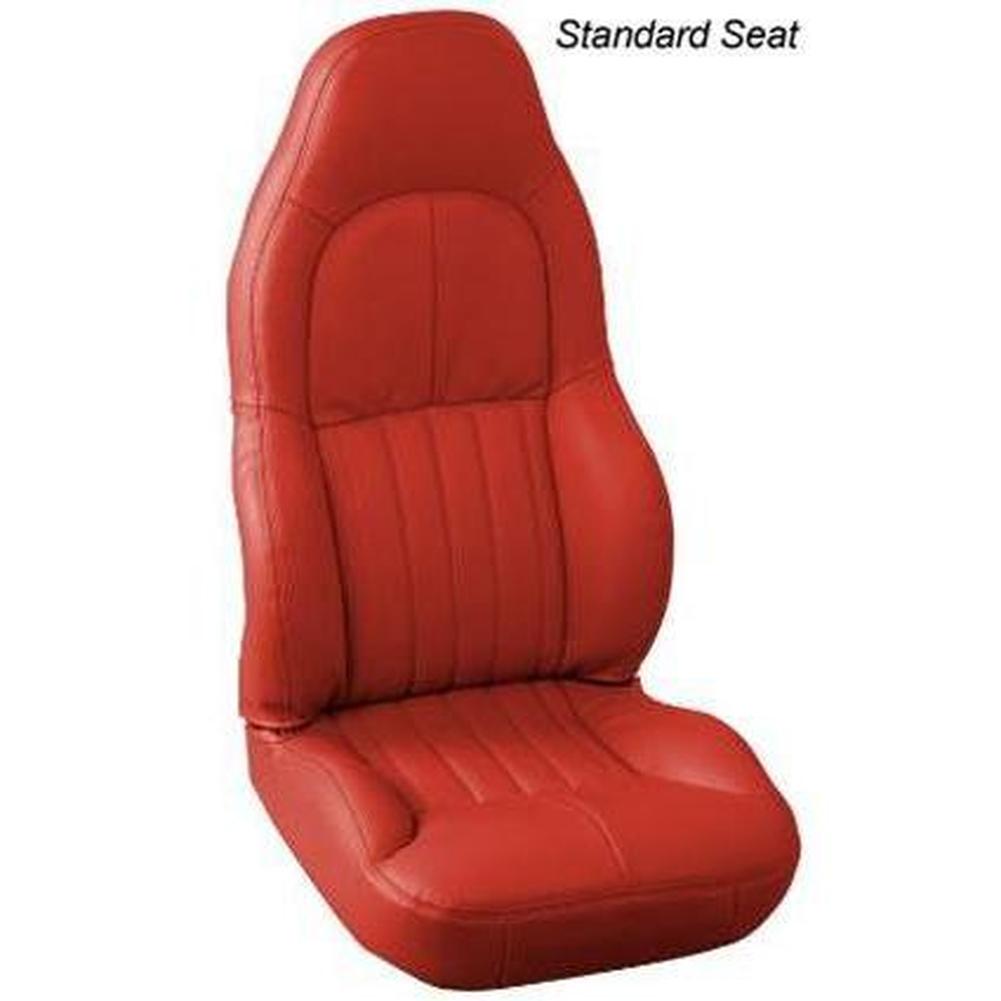Corvette Seat Covers - OEM Style Leather - Solid Colors : 1997-2004 C5 & Z06