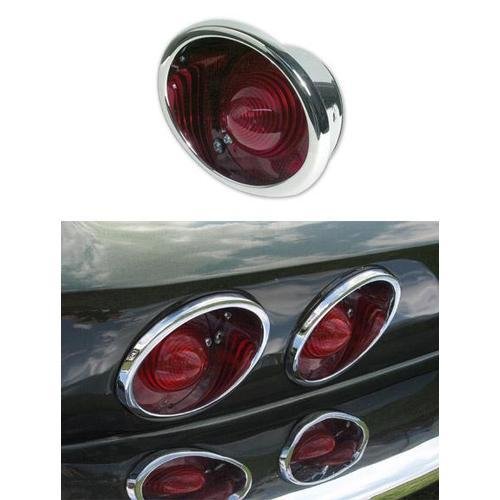 Corvette Taillight Assembly. LH Inner (Trim Parts): 1963-1967