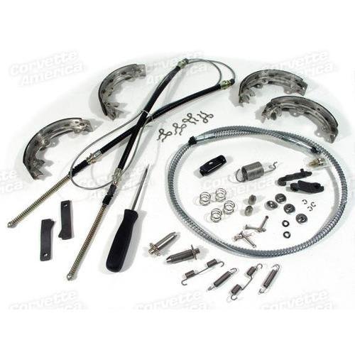 Corvette Park Brake Rebuild Kit. Stainless Steel: 1965-1966