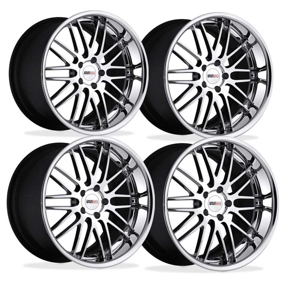 Corvette Wheels - Cray Hawk (Set) - 20" x 11" / 19" x 9.5" - Chrome : C7 Stingray, Z51