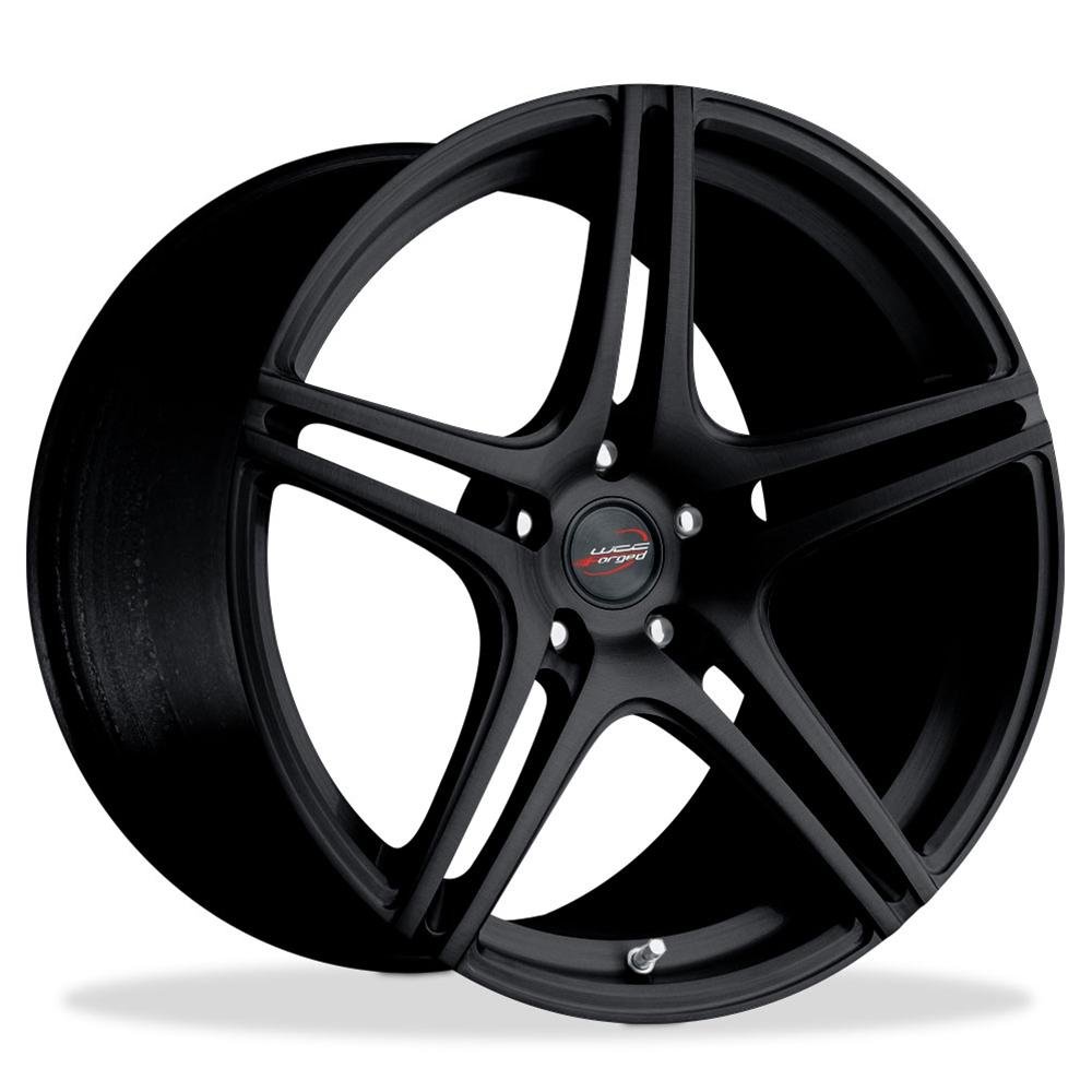 Corvette Custom Wheels - WCC 736 Monobloc Forged Series (Set) : Gloss Black