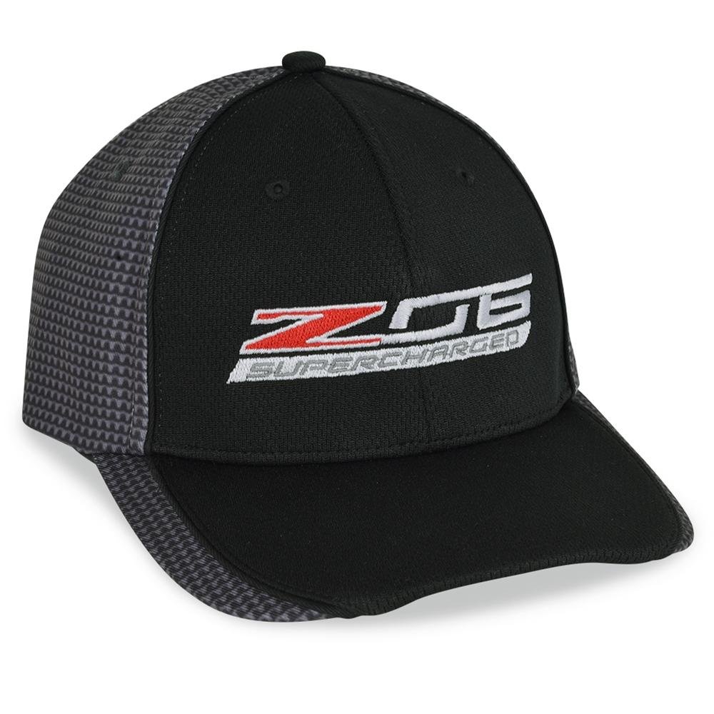 Corvette Carbon Fiber Pattern Hat/Cap - Embroidered : C7 Z06