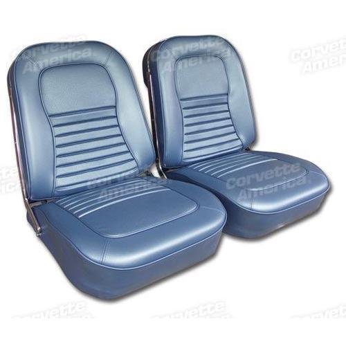 Corvette Vinyl Seat Covers. Bright Blue: 1967