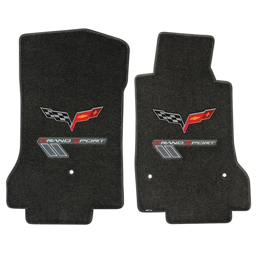 C6 Grand Sport Corvette Floor Mats - Double Logo : 2010-2013 Grand Sport