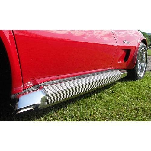 Corvette Side Exhaust Pipes. 2.5- Aluminized - Stock GM Sound: 1970-1974
