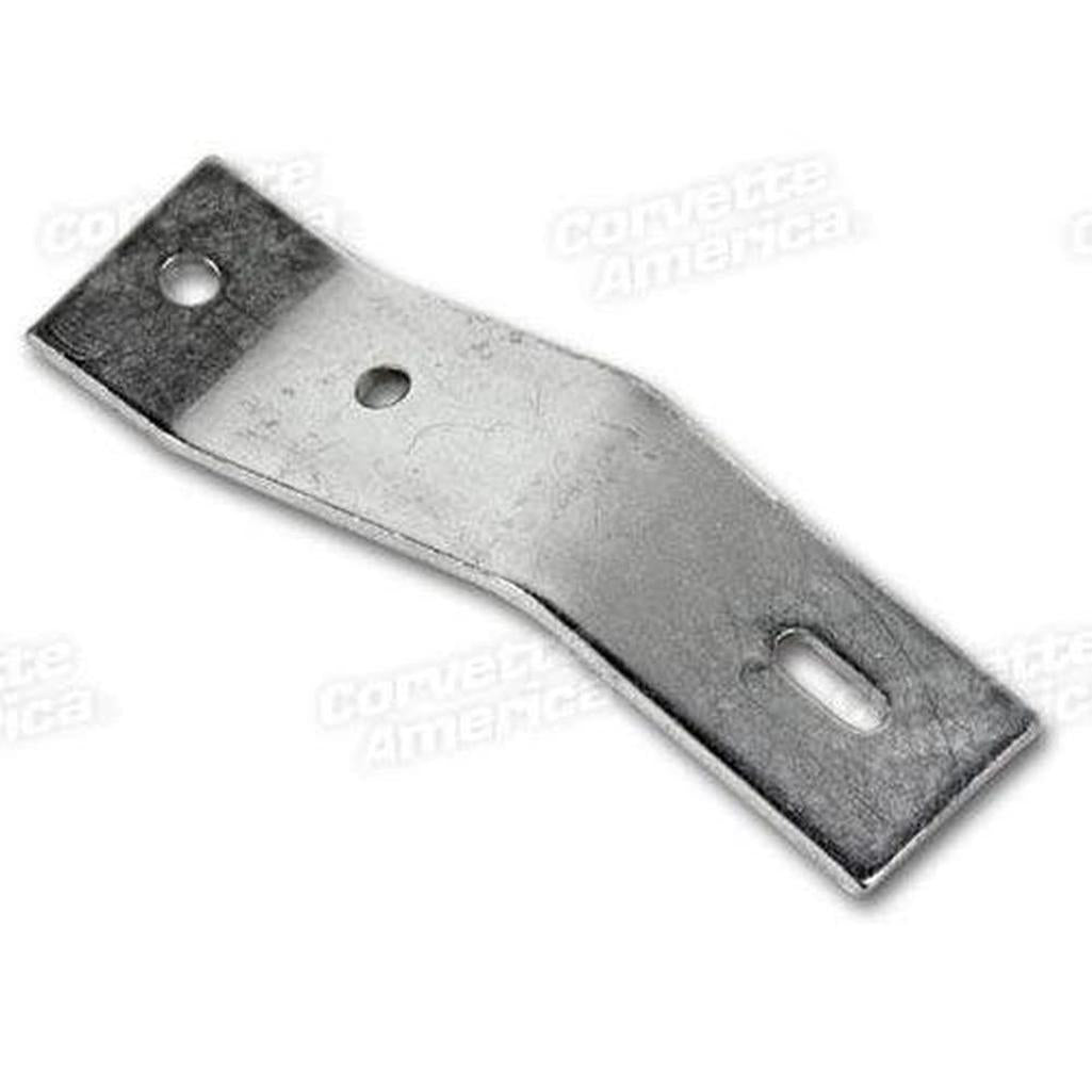 Corvette Side Exhaust Cover Bracket. Front LH: 1965-1967