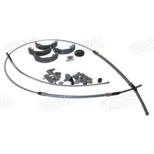 Corvette Park Brake Rebuild Kit. Stainless Steel: 1967-1982