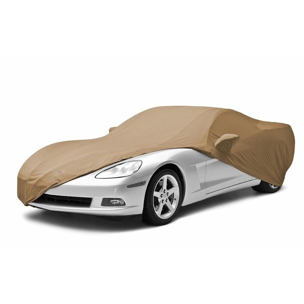 Corvette Car Cover Coverking® - Satin Stretch™ Indoor Custom - Tan : 2006-2013 C6 Coupe