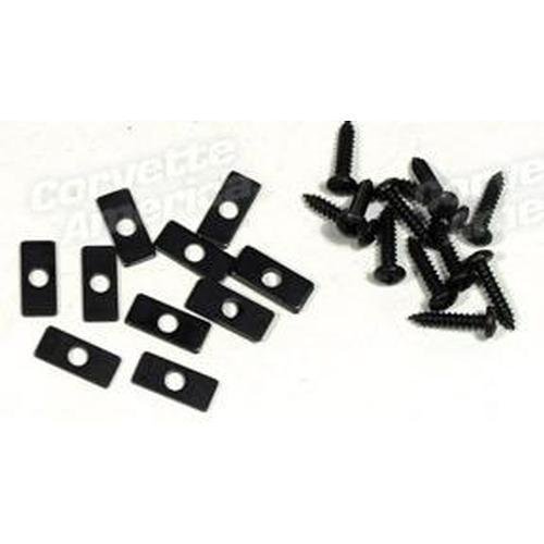 Corvette Weatherstrip Fastener Kit. Hardtop: 1968-1975