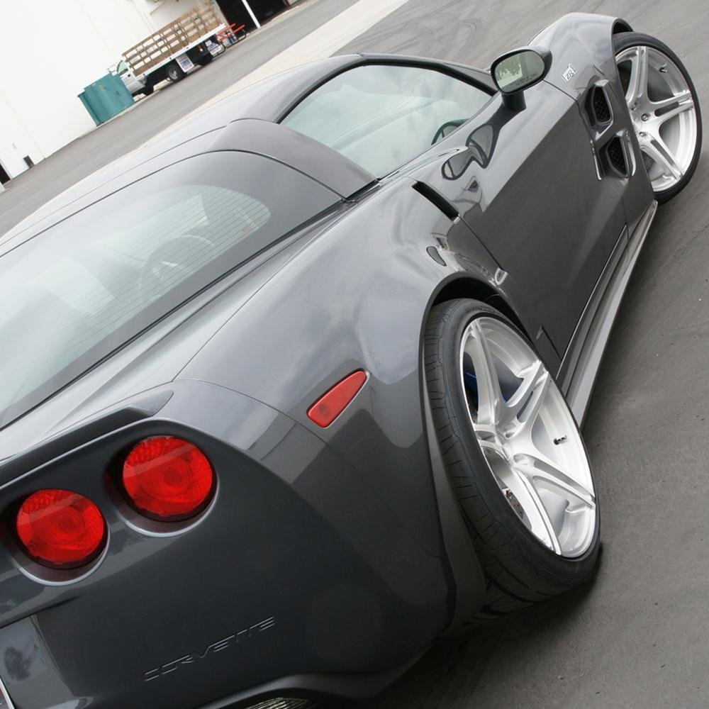 Corvette Custom Wheels - WCC 736 Monobloc Forged Series (Set) : Silver Brushed