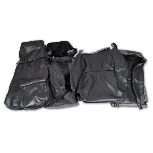 Corvette Leather Seat Covers. Graphite Standard: 1984-1987