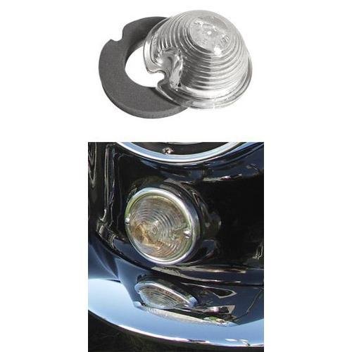 Corvette Park Light Lens. W/Gasket: 1953-1962