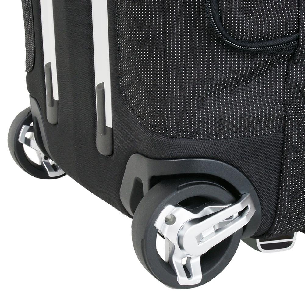 Corvette Stingray Roller Wheels Luggage with C7 Cross Flags Logo : C7