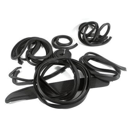 Corvette Weatherstrip Kit. Body 16 Piece: 1958