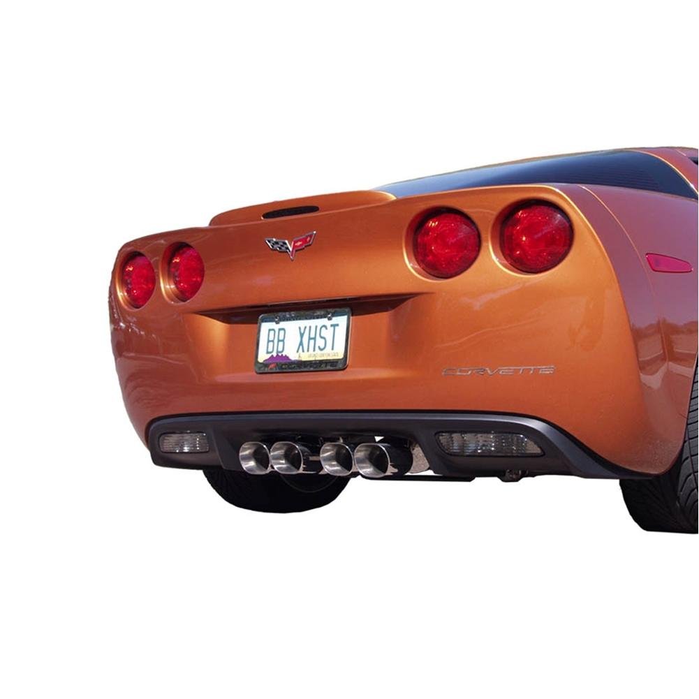 Corvette Exhaust System - B&B Bullet w/Quad 4.5" Oval Tips : 2009-2013 C6
