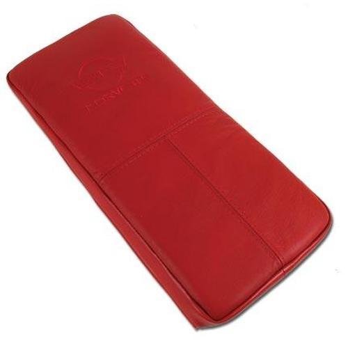 Corvette Console Cushion. Red With Logo: 1990-1992