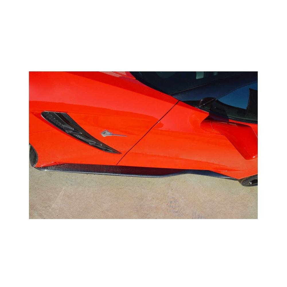 Corvette - GTX Side Skirt - Carbon Fiber : C7 Stingray, Z51