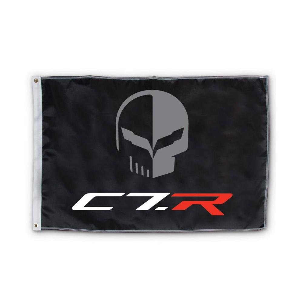 C7 Corvette Jake and C7.R Flag : Black