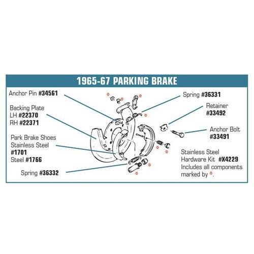 Corvette Z06 Brake Fans. 4 Piece Set: 1963-1964