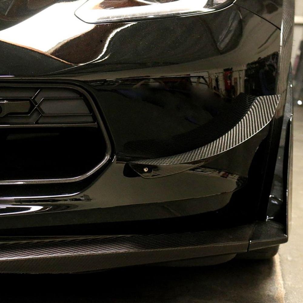 Corvette Front Bumper Race Canards - Carbon Fiber - APR Performance : C7 Stingray, Z51, Z06, Grand Sport