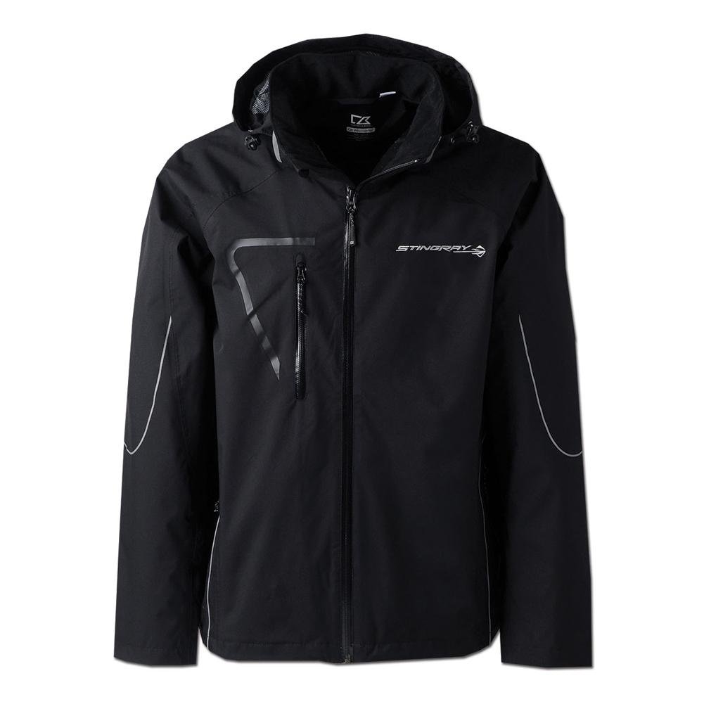 C7 Corvette Jacket - Weathertec Glacier Stingray Logo Jacket