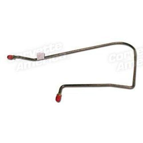 Corvette Brake Line. Pressure Valve To Left Front Block - W/Power Brake: 1967