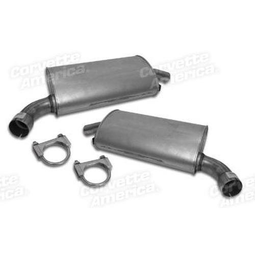 Corvette Mufflers. 2.5 Inch: 1963-1967