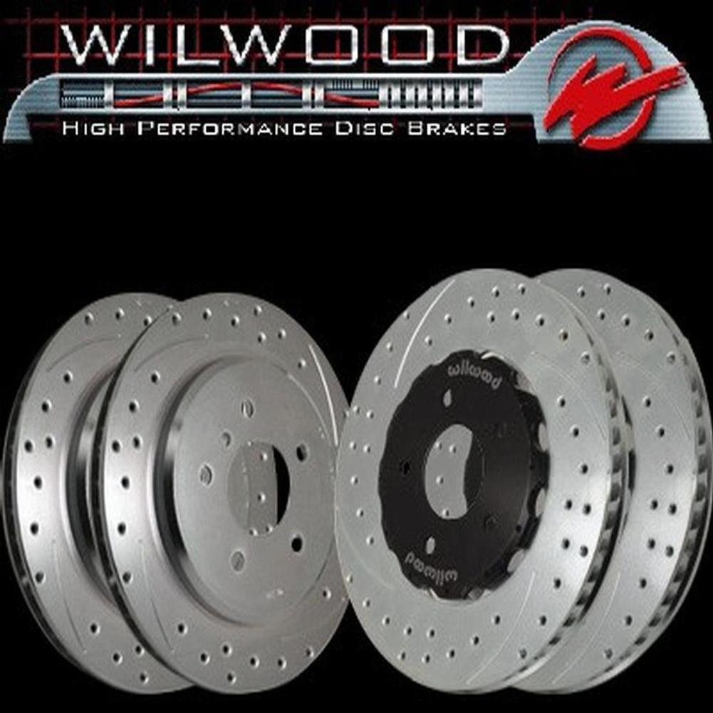 Corvette Rotor Package - Wilwood SRP Series Drilled/Slotted (Set) : 1997-2004 C5 & Z06